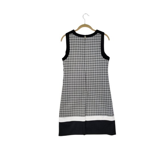 Tommy Hilfiger NWT Houndstooth Plaid Dress Sleeveless Sheath Womens Size 4 - Picture 2 of 9